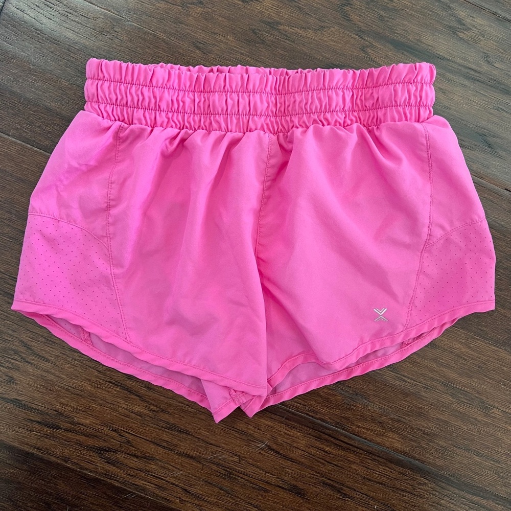 XERSION brand jogging shorts Size M 10/12. Hot Pink Color